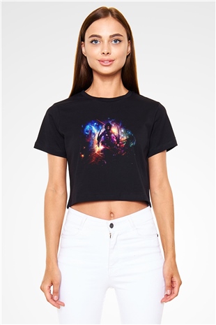 Prince Of Persia Siyah Crop Top Tişört