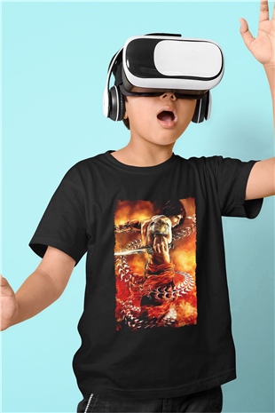 Prince Of Persia Siyah Unisex Çocuk Tişört