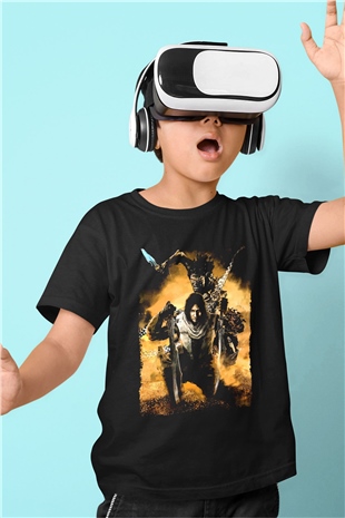 Prince Of Persia Siyah Unisex Çocuk Tişört