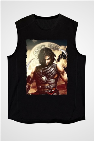 Prince Of Persia Siyah Unisex Kolsuz Tişört