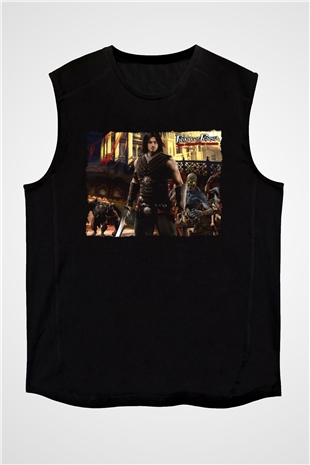 Prince Of Persia Siyah Unisex Kolsuz Tişört