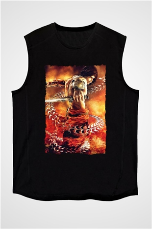 Prince Of Persia Siyah Unisex Kolsuz Tişört