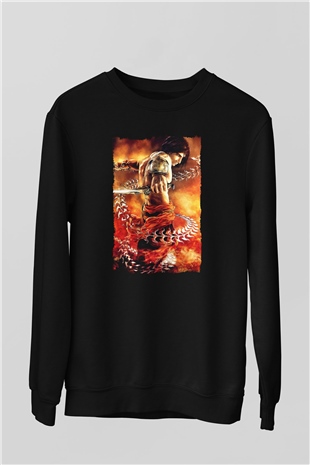 Prince Of Persia Siyah Unisex Sweatshirt