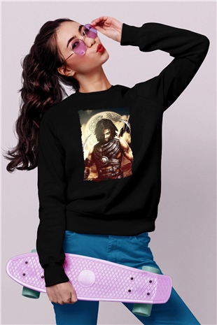 Prince Of Persia Siyah Unisex Sweatshirt