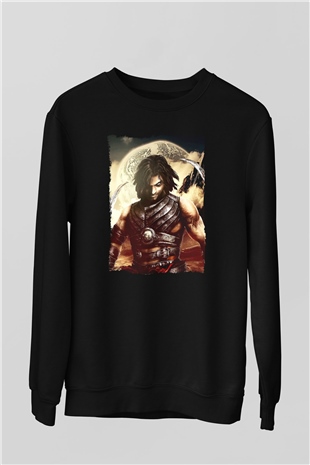 Prince Of Persia Siyah Unisex Sweatshirt