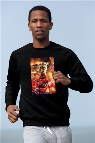 Prince Of Persia Siyah Unisex Sweatshirt