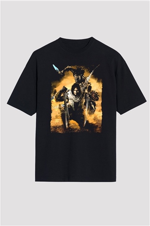 Prince Of Persia Siyah Oversize Tişört Oversize T-shirt