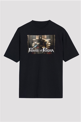 Prince Of Persia Siyah Oversize Tişört Oversize T-shirt