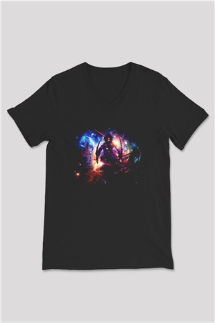 Prince Of Persia Siyah Unisex V Yaka Tişört T-Shirt