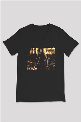 Prince Of Persia Siyah Unisex V Yaka Tişört