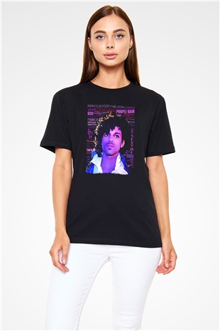 Prince Siyah Unisex Tişört T-Shirt - TişörtFabrikası