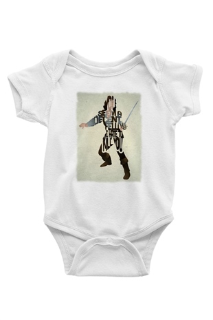 Princess Bride Beyaz Bebek Body - Zıbın