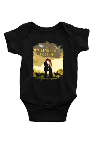 Princess Bride Siyah Bebek Body - Zıbın