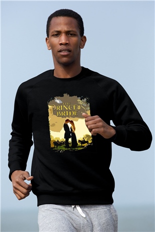 Princess Bride Siyah Unisex  Sweatshirt