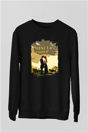 Princess Bride Siyah Unisex  Sweatshirt