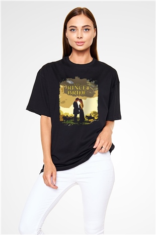 Princess Bride Siyah Oversize Tişört