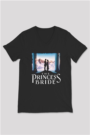 Princess Bride Siyah Unisex  V Yaka Tişört