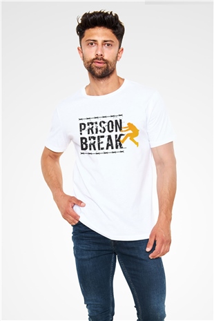 Prison Break Beyaz Unisex Tişört T-Shirt