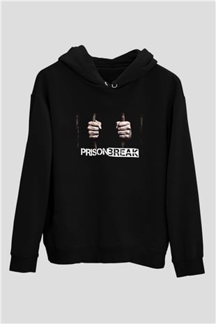 Prison Break Siyah Unisex Hoodie