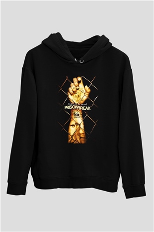 Prison Break Siyah Unisex Hoodie