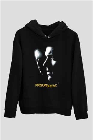 Prison Break Siyah Unisex Hoodie