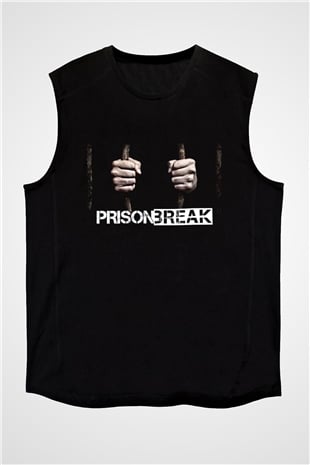 Prison Break Siyah Unisex Kolsuz Tişört