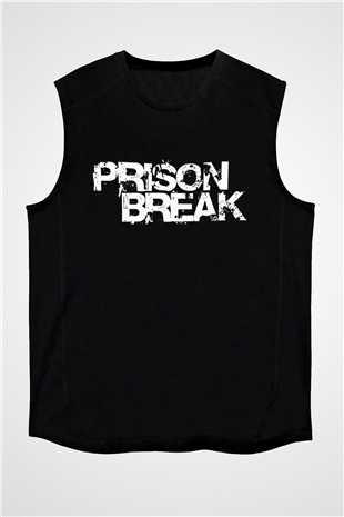Prison Break Siyah Unisex Kolsuz Tişört