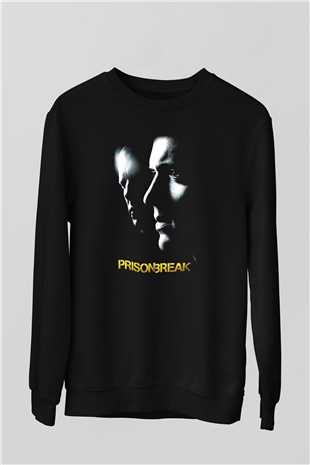 Prison Break Siyah Unisex Sweatshirt