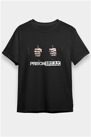 Prison Break Siyah Unisex Tişört T-Shirt