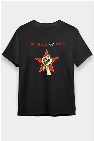Prophets of Rage Siyah Unisex Tişört T-Shirt - TişörtFabrikası