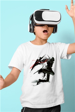 Prototype Baskılı Beyaz Unisex Çocuk Tişört