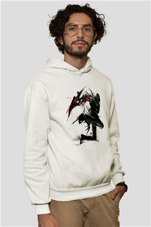 Prototype Beyaz Unisex Hoodie