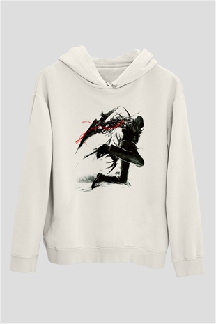 Prototype Beyaz Unisex Hoodie