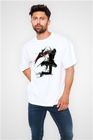 Prototype Beyaz Unisex Oversize Tişört T-Shirt