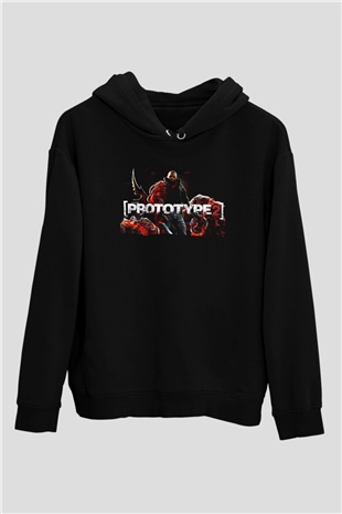 Prototype Siyah Unisex Hoodie