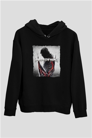 Prototype Siyah Unisex Hoodie