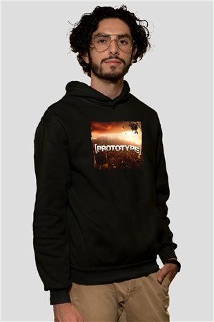 Prototype Siyah Unisex Hoodie