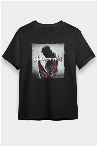 Prototype Siyah Unisex Tişört T-Shirt