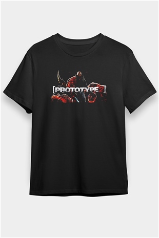 Prototype Siyah Unisex Tişört T-Shirt