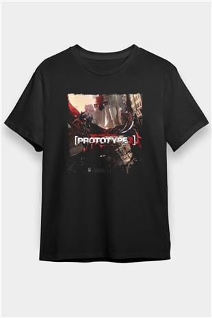 Prototype Siyah Unisex Tişört T-Shirt