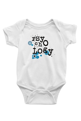 Psikolog Baskılı Beyaz Unisex Bebek Body - Zıbın
