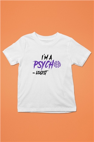Psikolog Beyaz Unisex Çocuk Tişört