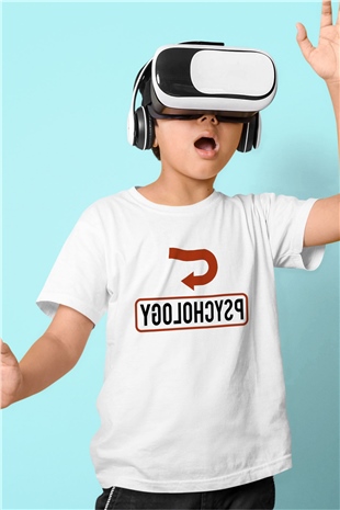 Psikolog Beyaz Unisex Çocuk Tişört