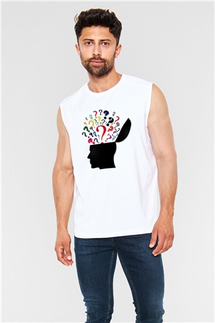Psikolog Beyaz Unisex Kolsuz Tişört