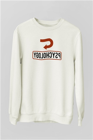 Psikolog Beyaz Unisex Sweatshirt