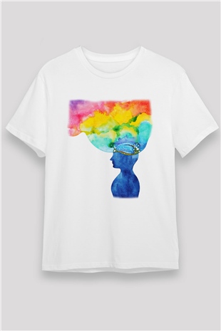 Psikolog Beyaz Unisex Tişört T-Shirt - TişörtFabrikası