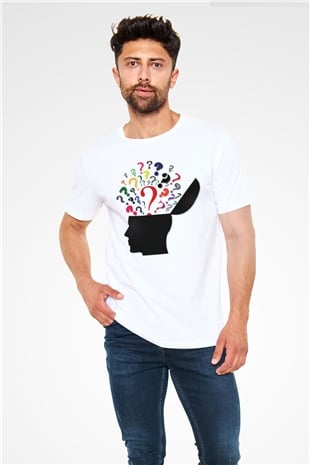 Psikolog Beyaz Unisex Tişört T-Shirt - TişörtFabrikası