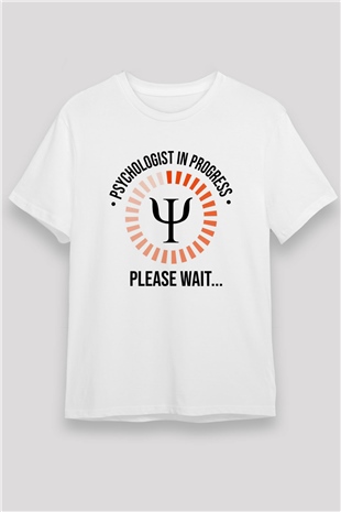 Psikolog Beyaz Unisex Tişört T-Shirt - TişörtFabrikası