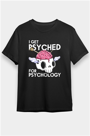 Psikolog Siyah Unisex Tişört T-Shirt - TişörtFabrikası
