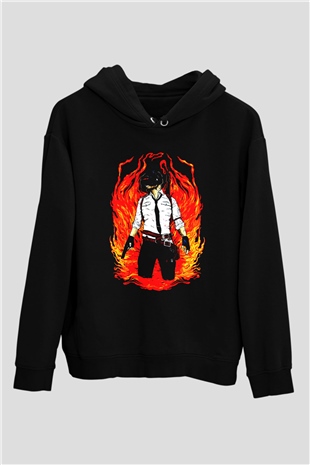 PUBG Siyah Unisex Hoodie